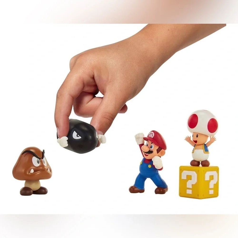 Super Mario Nintendo Acorn Plains 2.5” Figure Multipack Diorama Set New